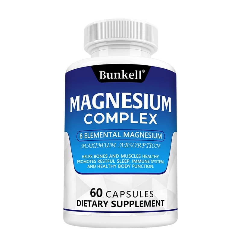 bottles of magnesium glycinate and malate supplement — image 8