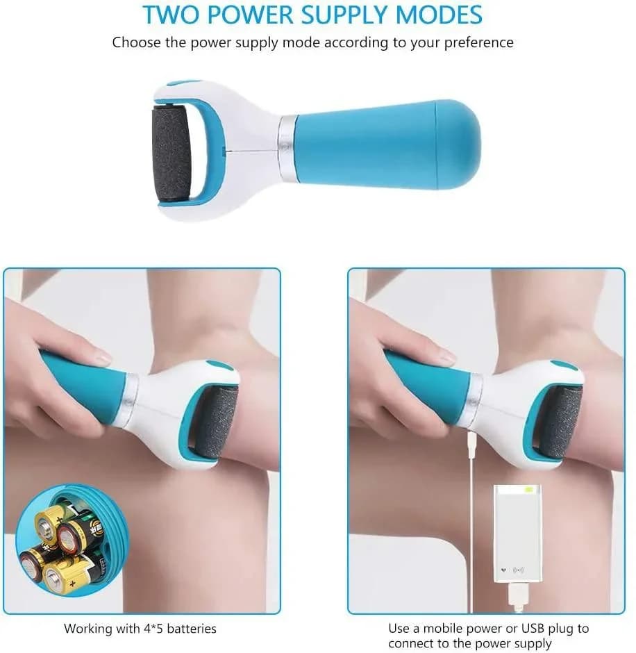 rechargeable electric foot file for callus removal — image 5