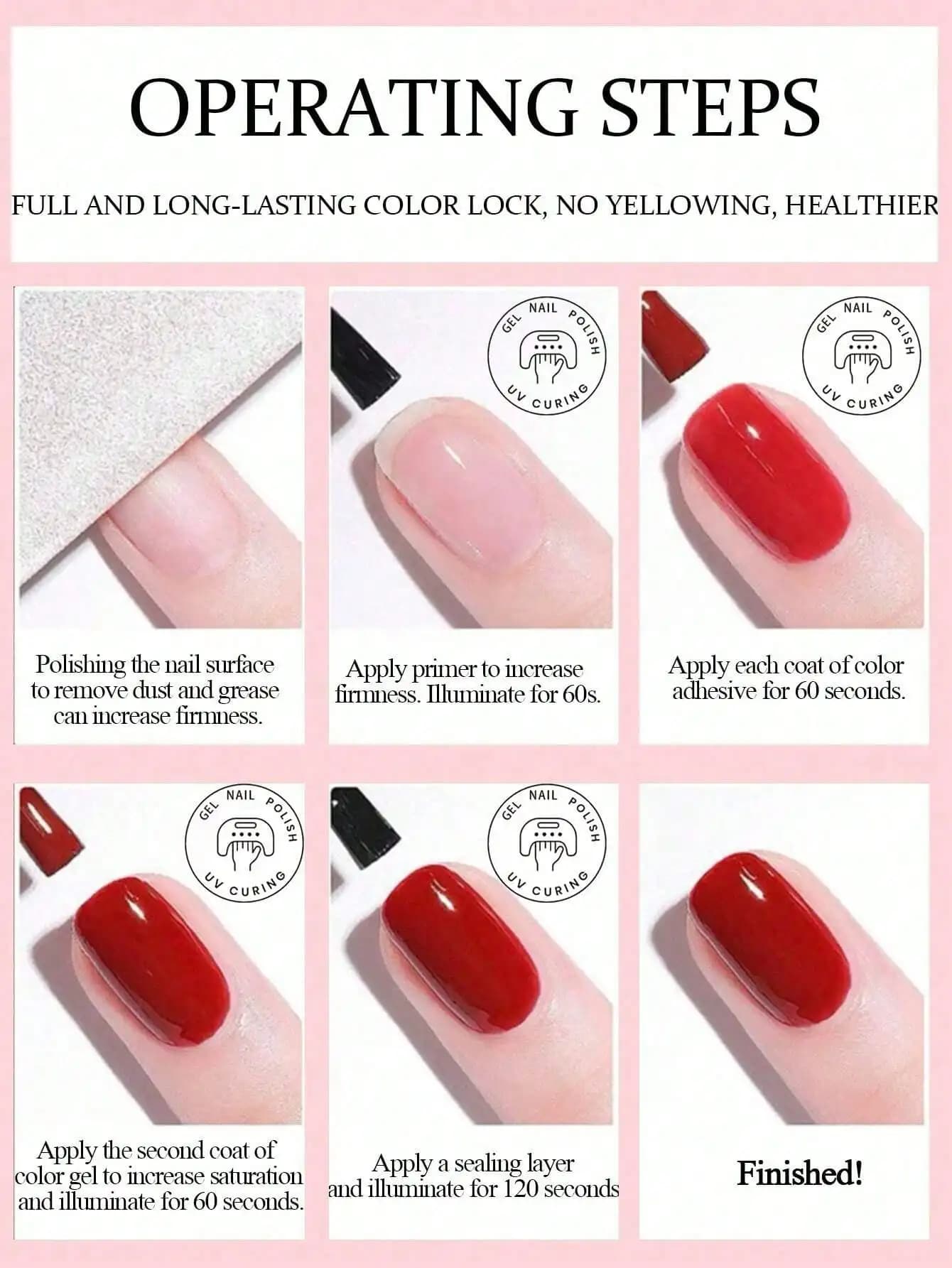 1pc 15ml Pale Yellow Gel Nail Polish Starter Pure Soak Off No — image 5