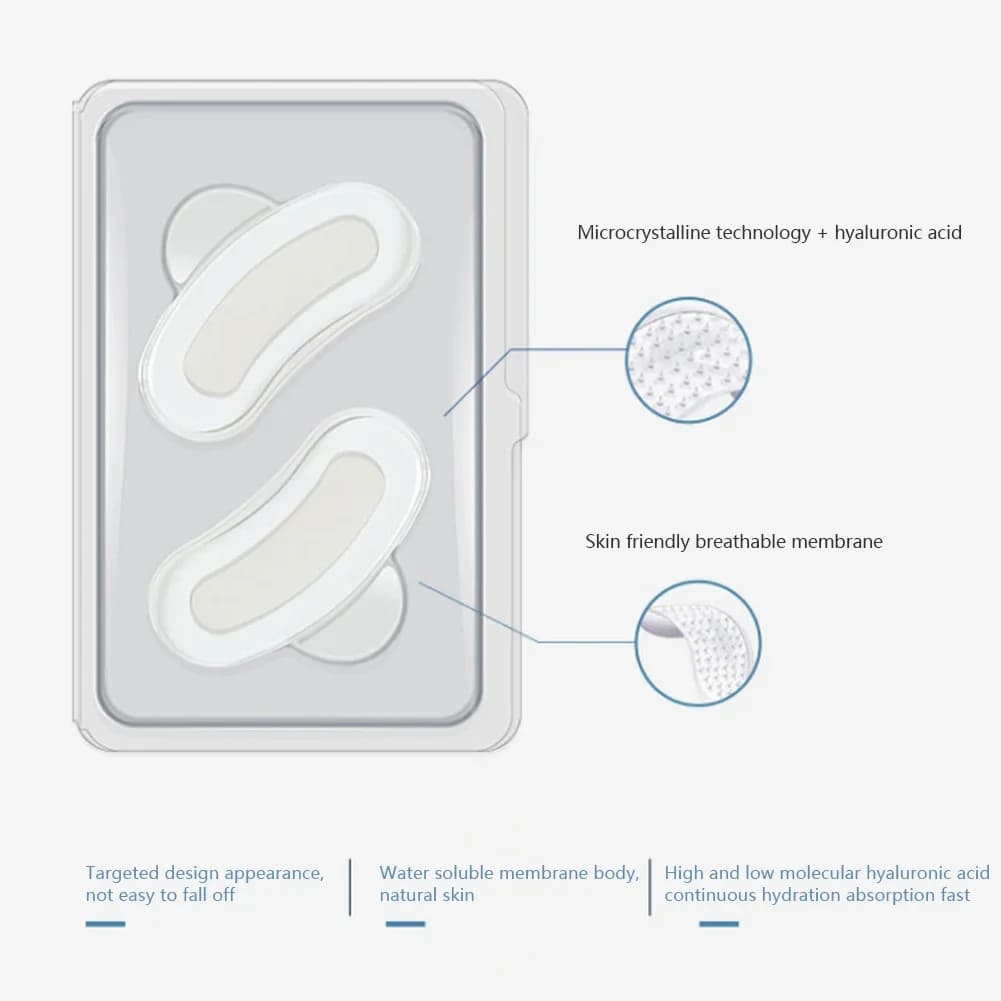 microneedle hyaluronic acid eye patches — image 5