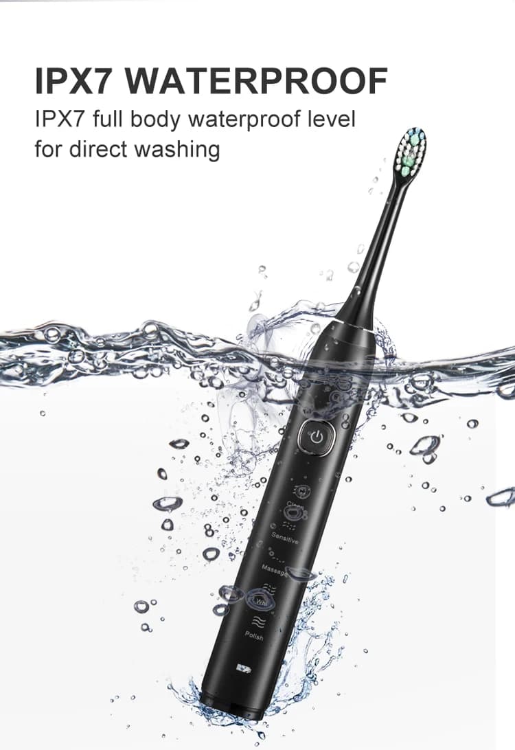 FUNMENTO ultrasonic electric toothbrush with brush heads — image 5