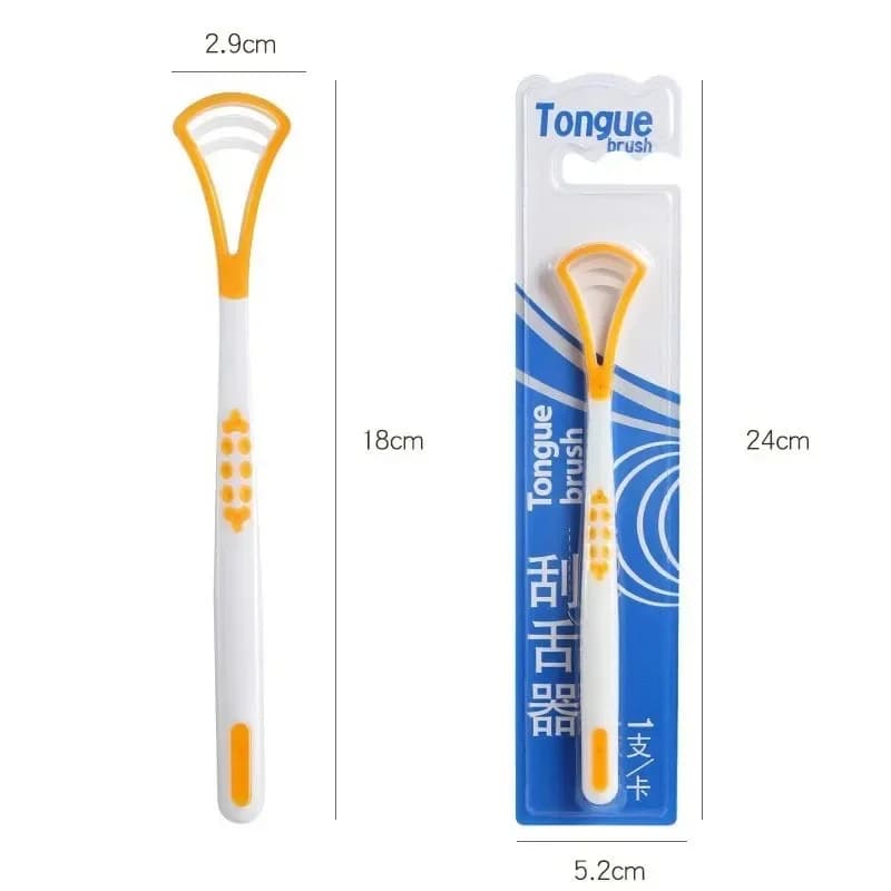 silicone tongue scraper for oral care — image 6