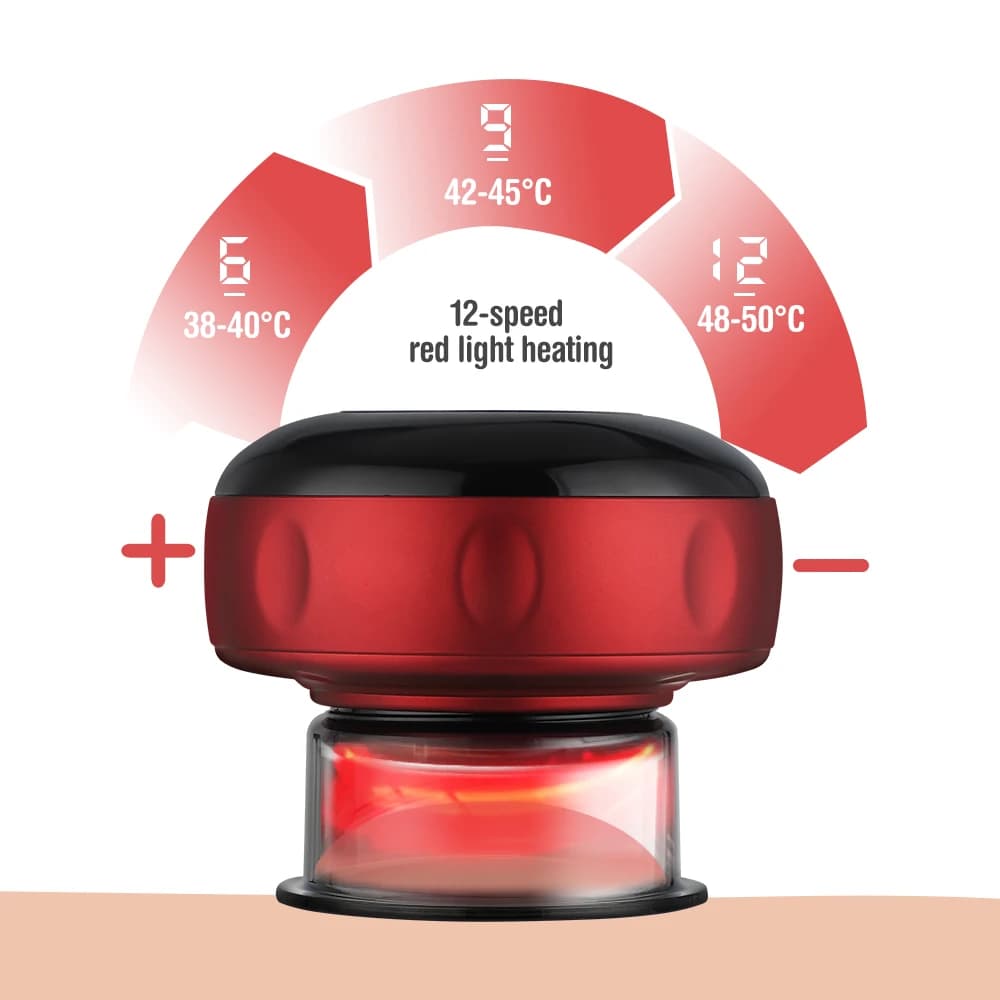 Heated electric cupping massager with suction control — image 4