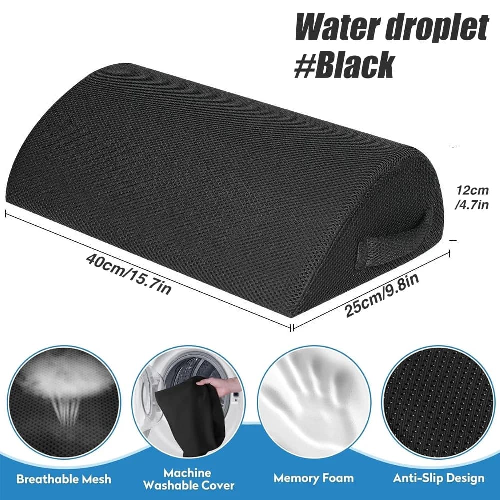 Memory foam foot rest with washable cover — image 7