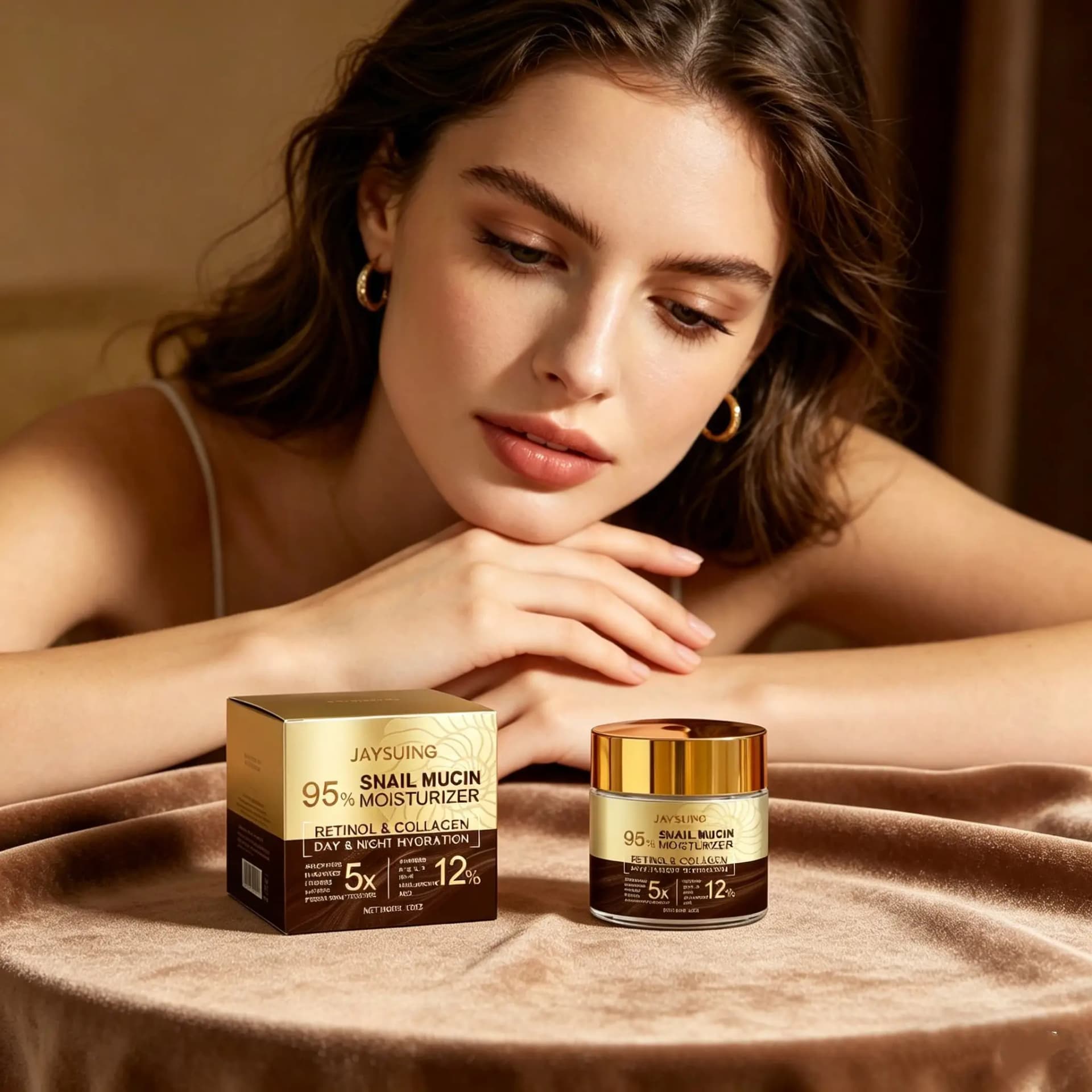 snail mucin moisturizer jar with collagen — image 4