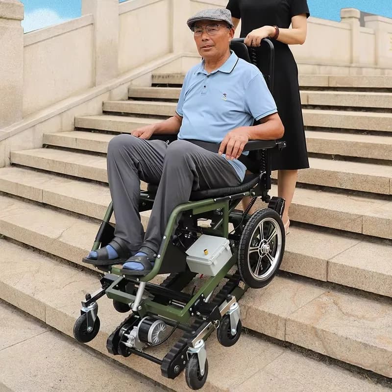 electric wheelchair with stair‑climbing capability — image 5