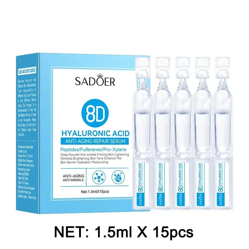 bottled hyaluronic acid face serum with fullerene — image 2