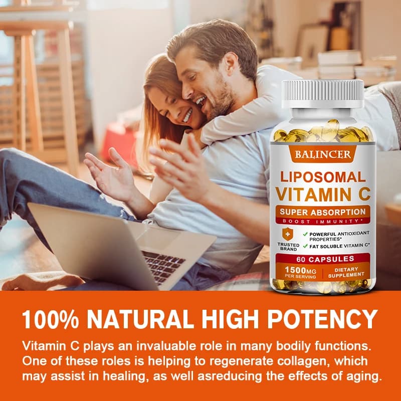 Liposomal vitamin C supplement bottle — image 5