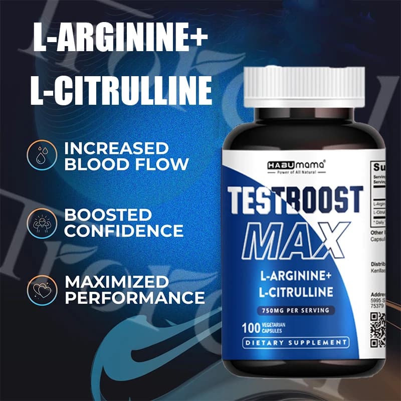 L-Arginine and L-Citrulline supplement bottle — image 3