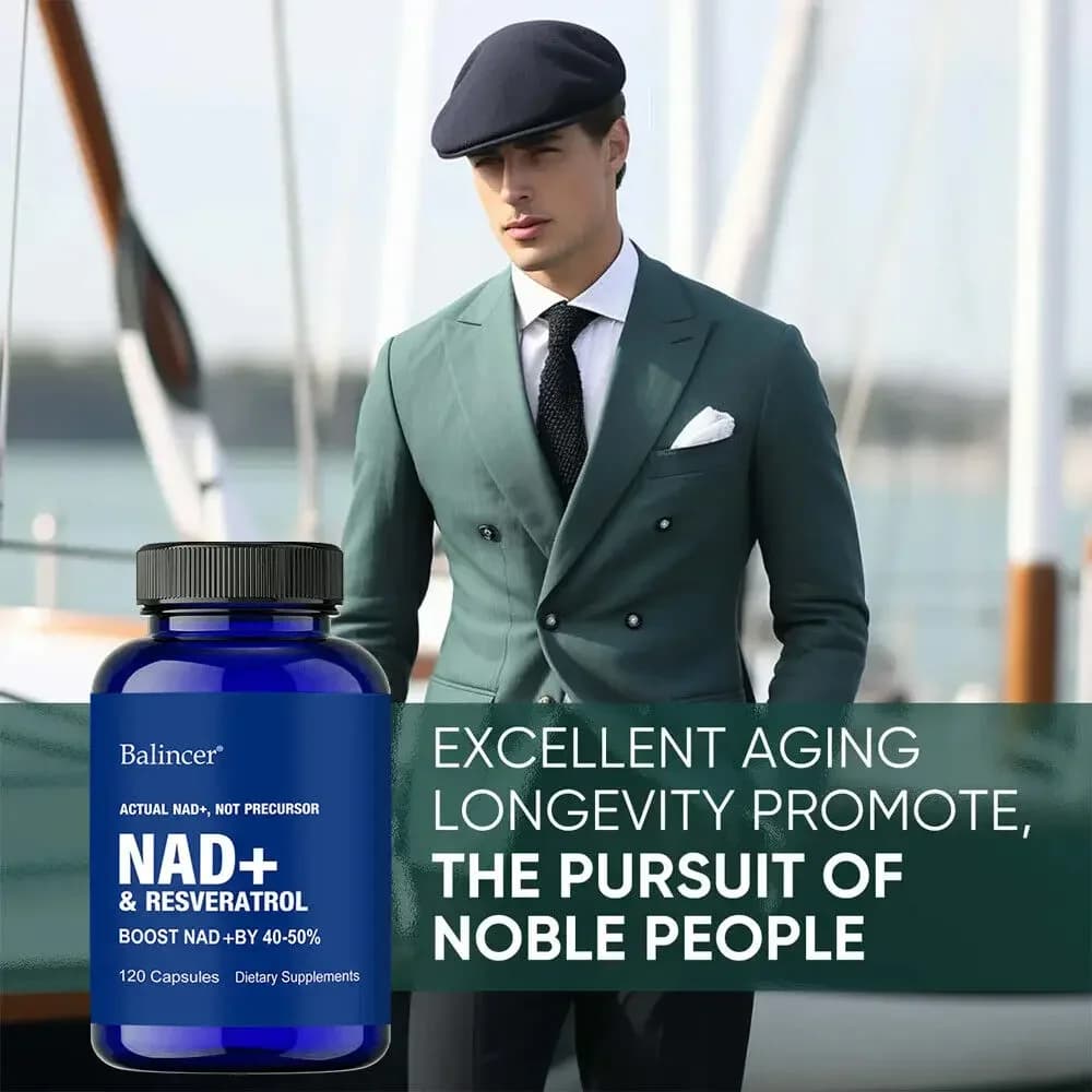 NAD+ and resveratrol supplement capsules — image 3