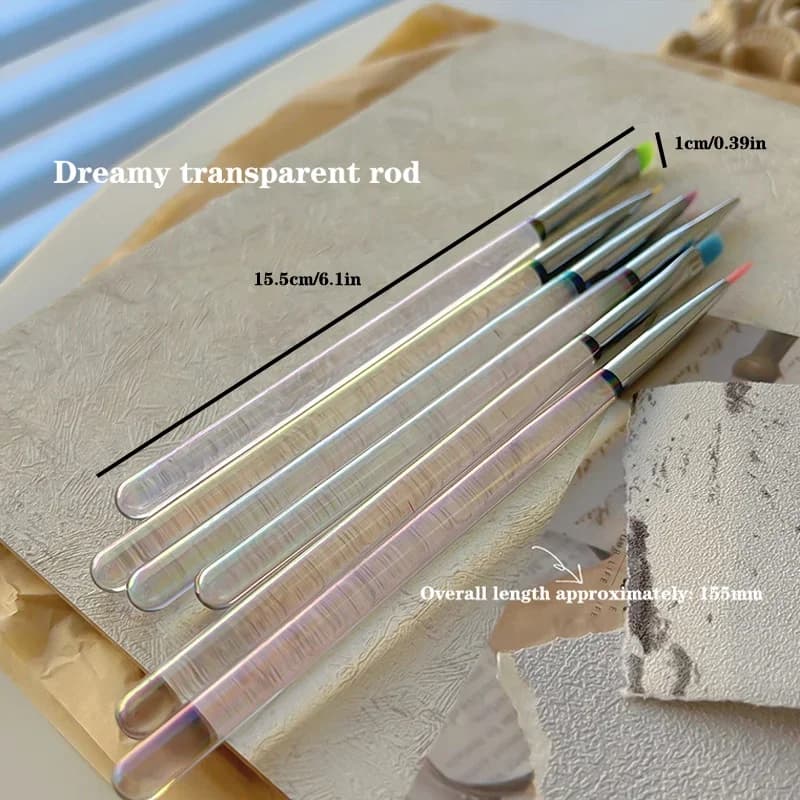 transparent nail art brush pen — image 6