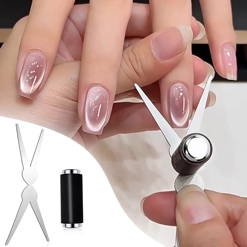 double-head French nail art magnet set — image 1