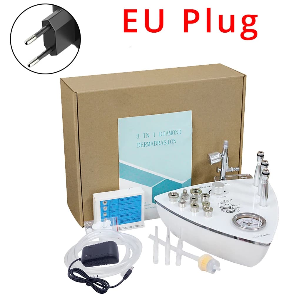 Diamond microdermabrasion facial device with vacuum nozzle — image 8