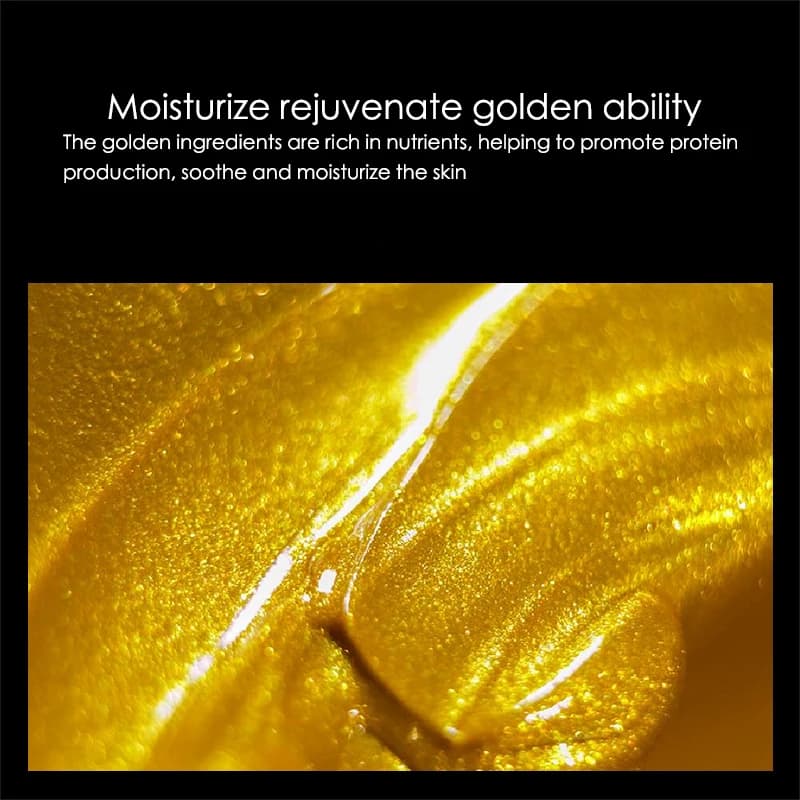 24K gold and hyaluronic acid facial sheet mask — image 3