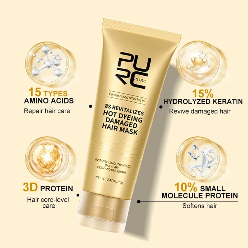 keratin hair mask tube — image 3