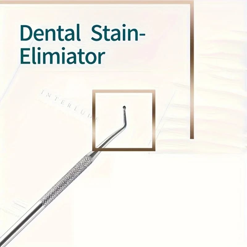 Stainless steel dental cleaning kit with interdental cleaners and toothpicks — image 5