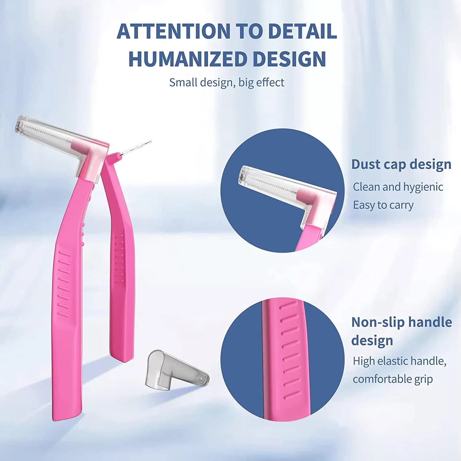 pack of 20 interdental brushes with dust cover — image 5