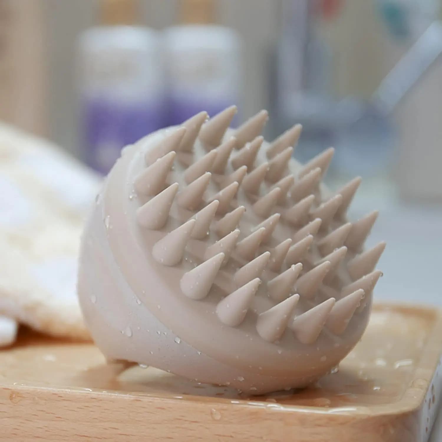silicone scalp massager shampoo brush — image 6