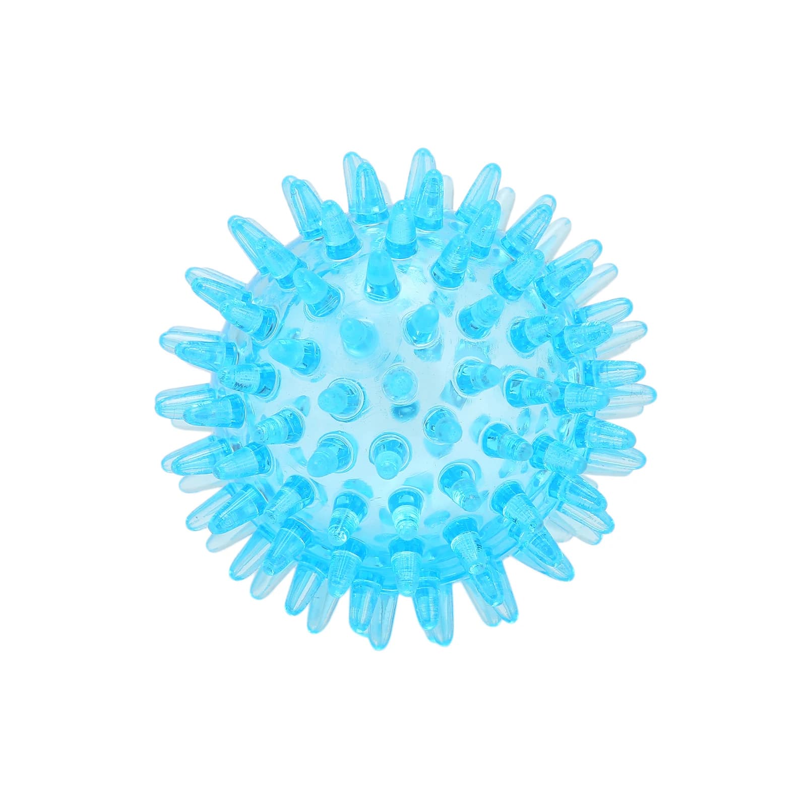 transparent hollow spiky massage ball for hand and wrist — image 7