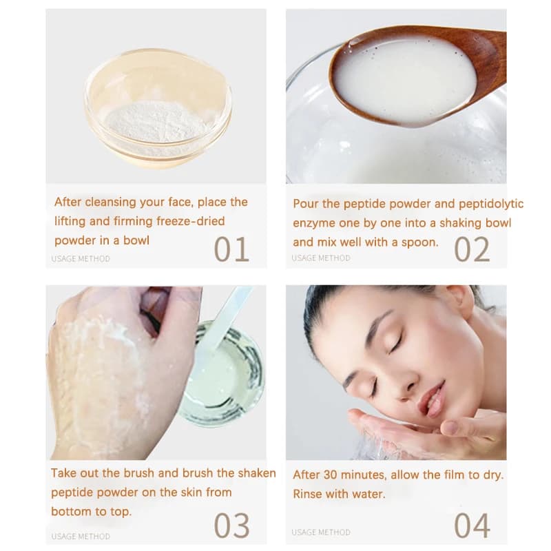 collagen and hyaluronic acid sheet face mask — image 5
