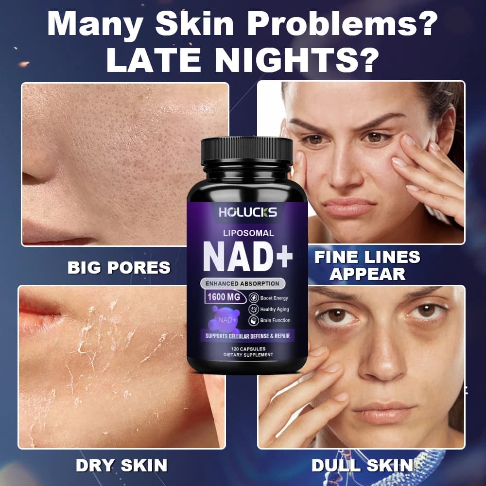 Bottle of NAD+ supplement with resveratrol — image 3