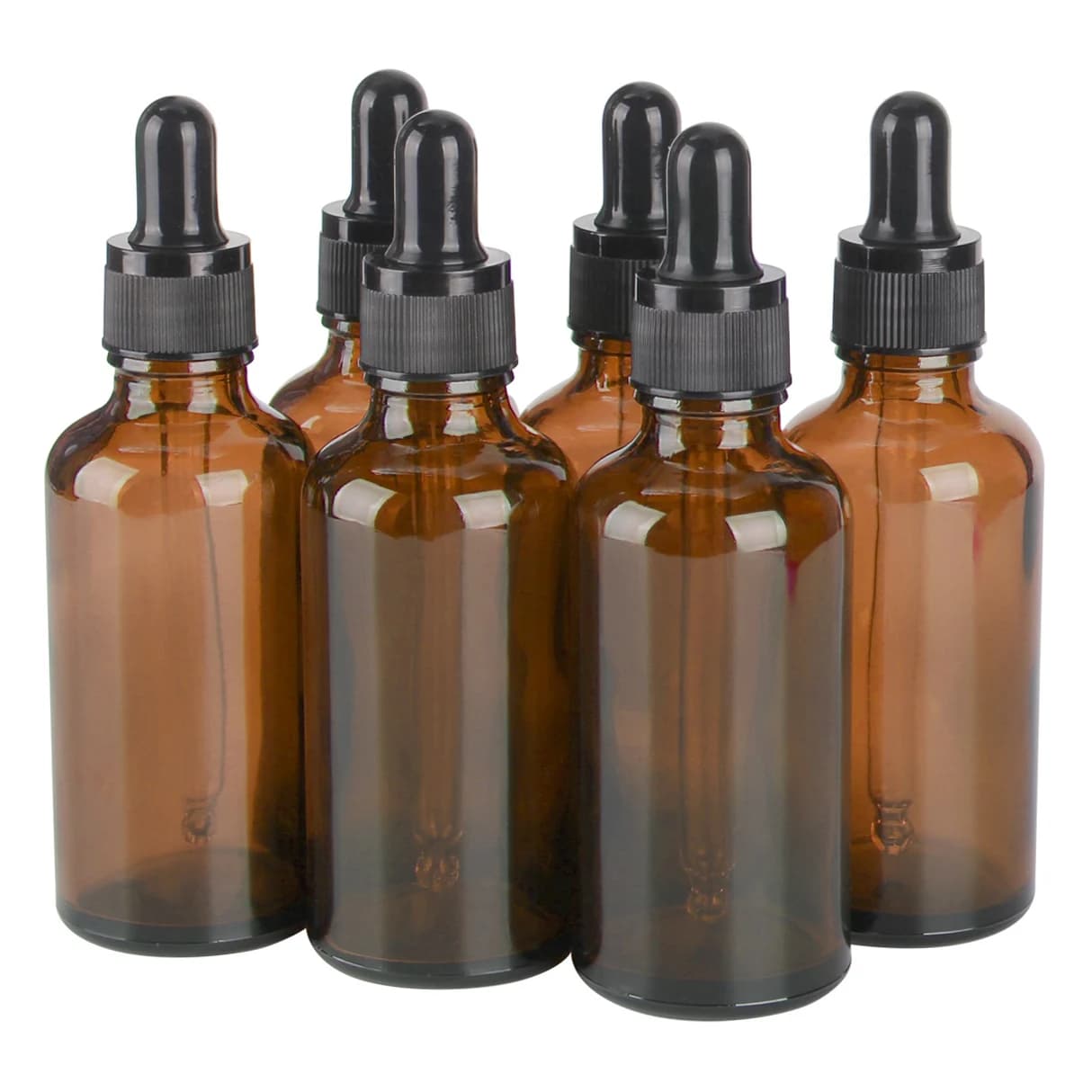 Amber glass dropper bottle with pipette — image 6