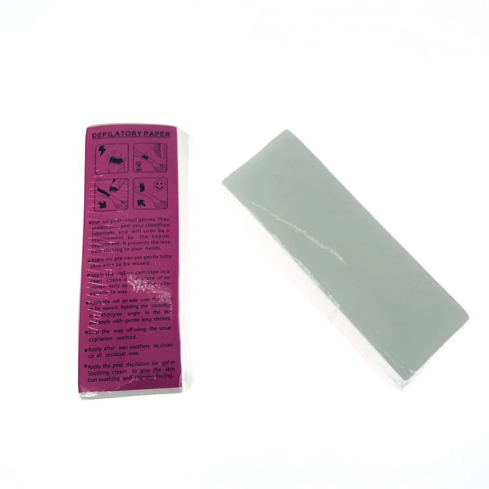 pack of 100 nonwoven wax strip rolls for hair removal — image 3