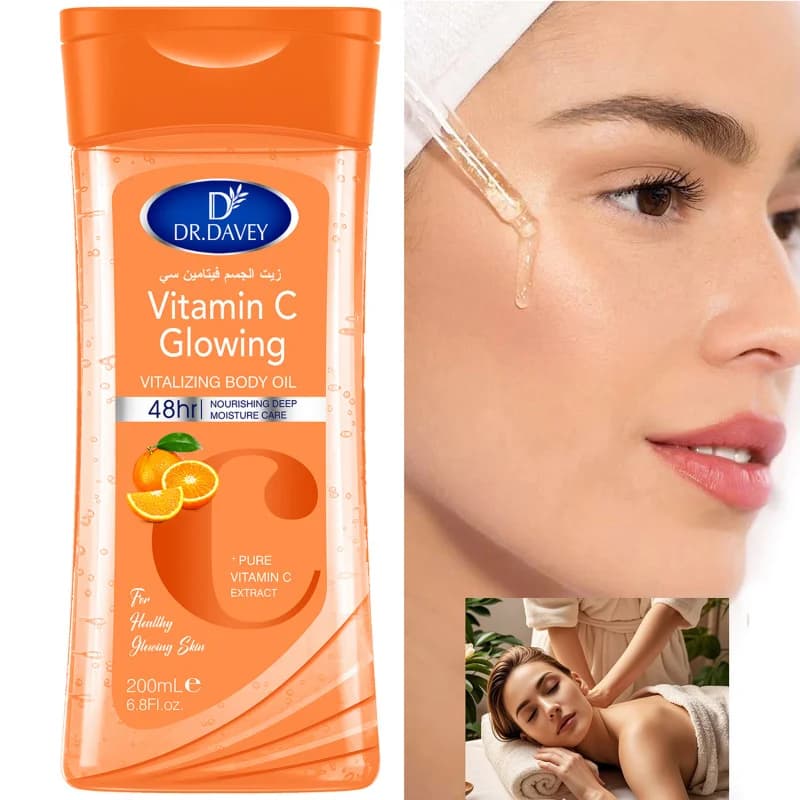 Dr. Davey Vitamin C body oil bottle — image 5