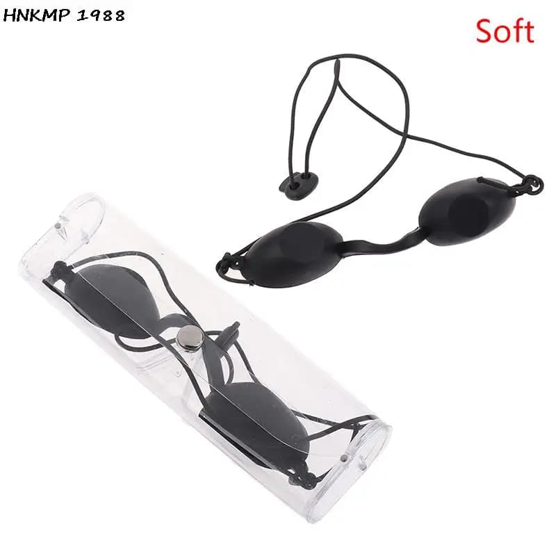 soft red and blue light blocking eye patch goggles — image 7