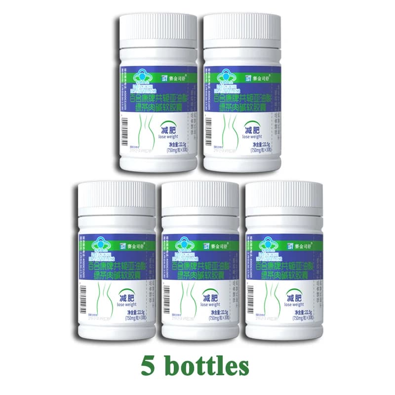 bottle of conjugated linoleic acid and green tea slimming supplement — image 7
