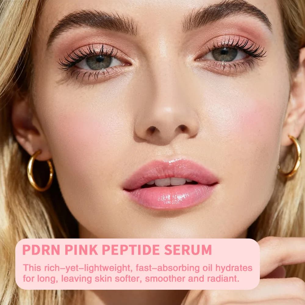 Pink peptide serum bottle with salmon DNA — image 4
