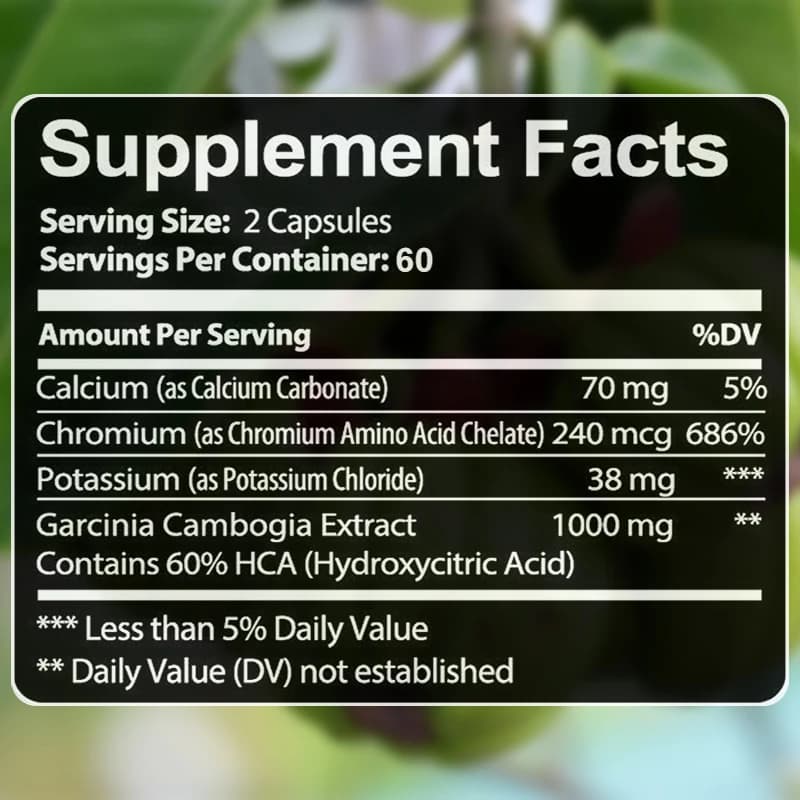 bottle of Garcinia Cambogia extract capsules — image 6