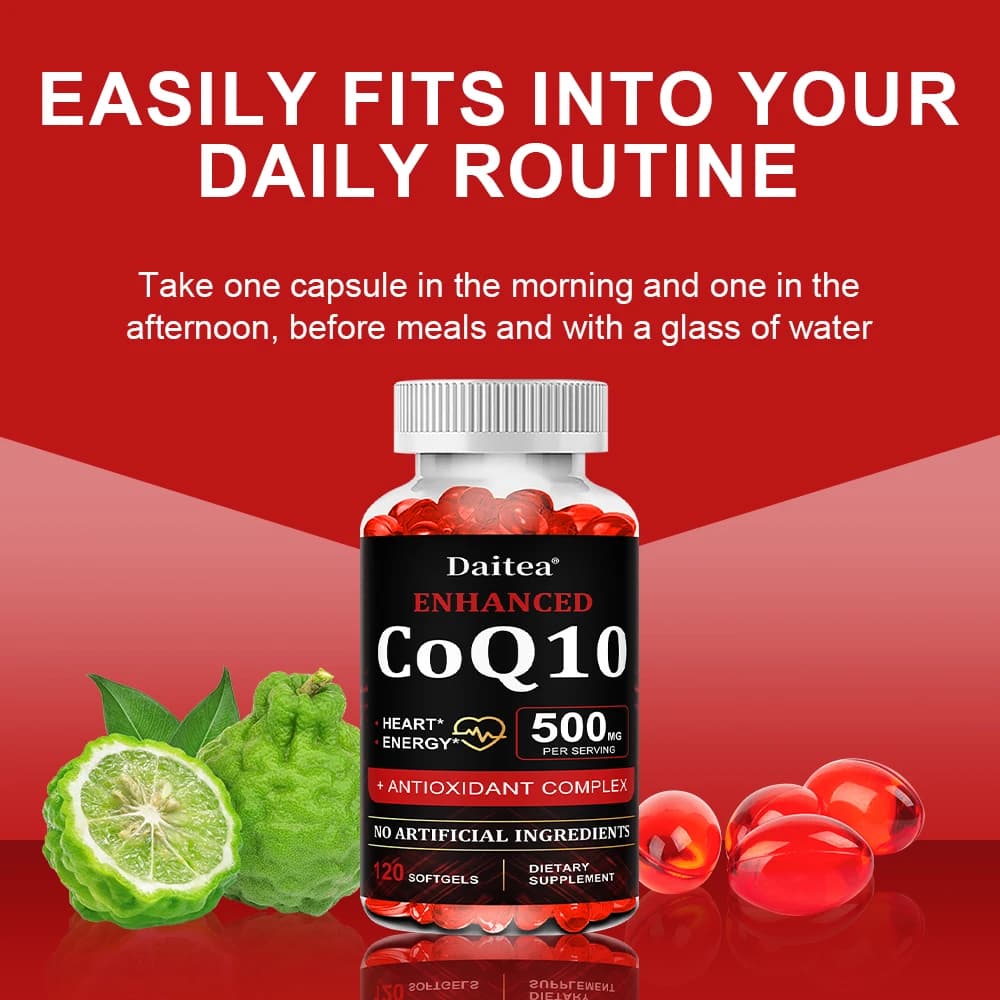 CoQ10 500 mg high‑absorption supplement bottle — image 5