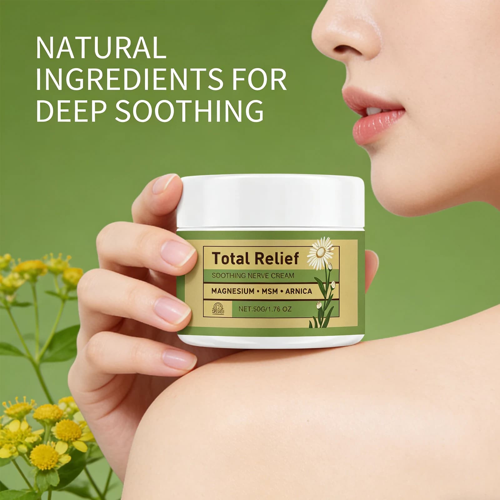 magnesium soothing cream jar — image 5
