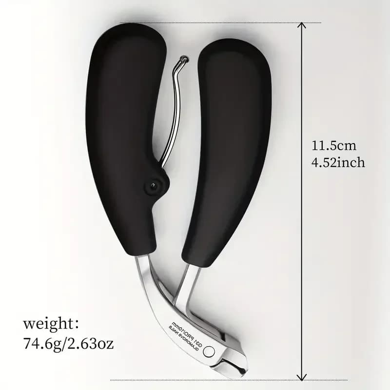 Heavy-duty nail clippers with wide jaw — image 5