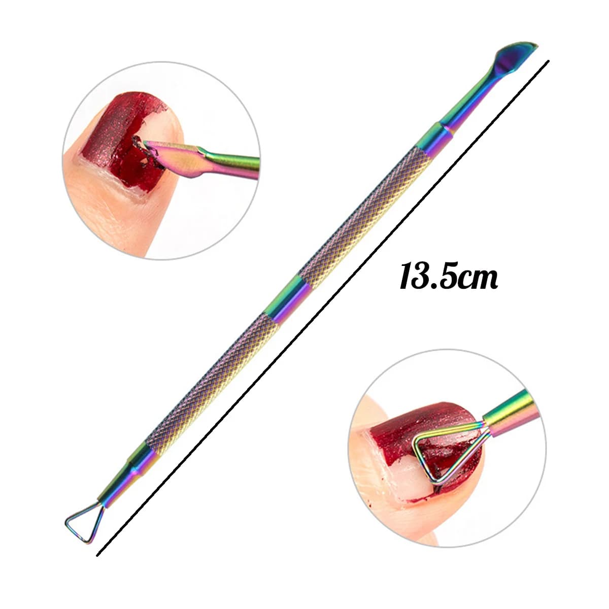 Stainless steel nail cutter and scissors set — image 4