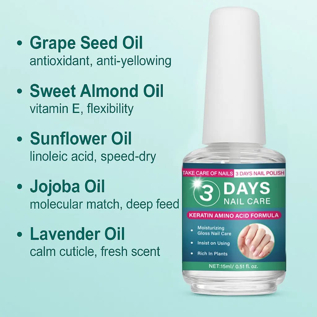 15 ml bottle of keratin nail care oil — image 3