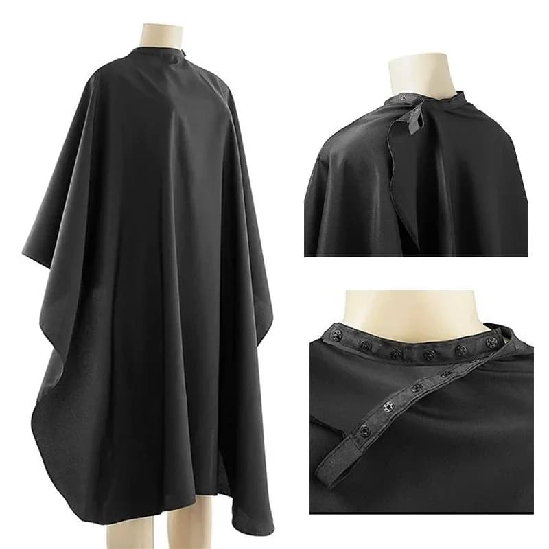 black professional hairdressing cape — image 1