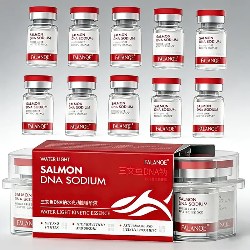 Salmon DNA anti-wrinkle serum ampoule bottle — image 1