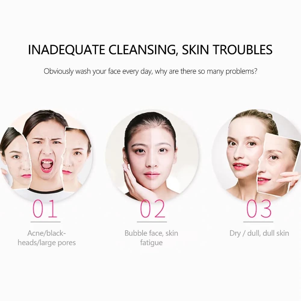 soft silicone facial cleansing brush and massager — image 6