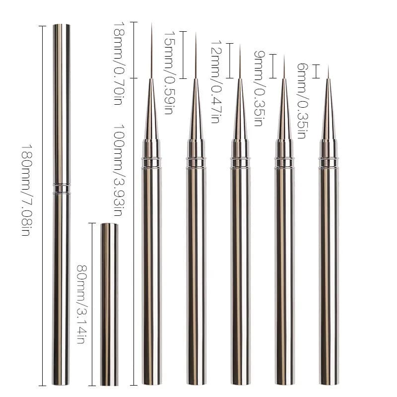 fine tip nail art liner brush — image 5