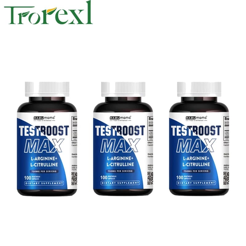 L-Arginine and L-Citrulline supplement bottle — image 8