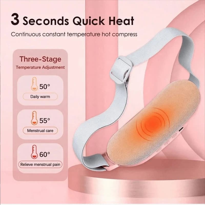 adjustable electric heating belt for menstrual cramp relief — image 2