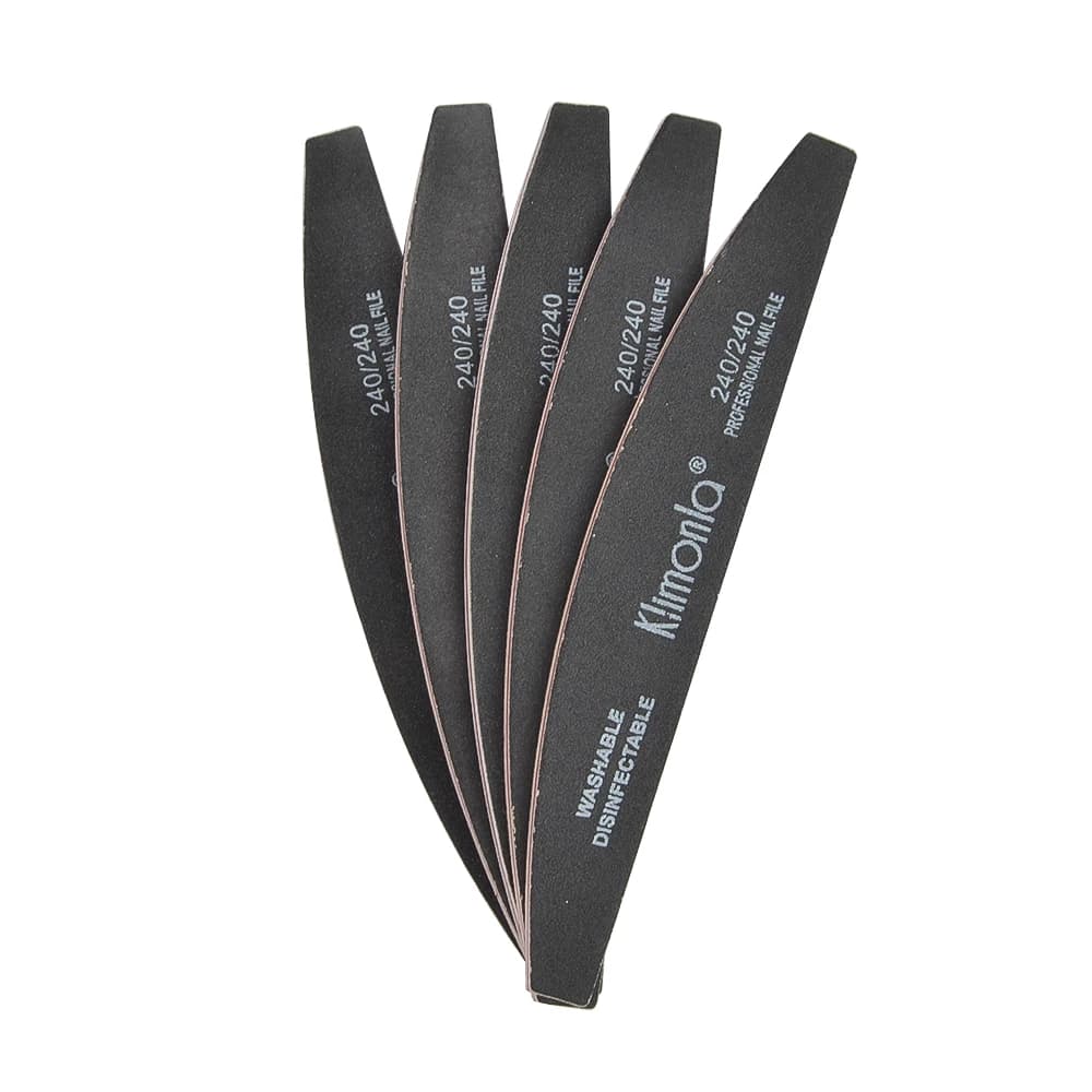 Pack of five professional EVA nail files with 100 and 180 grit — image 7