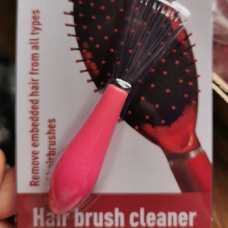 handheld hair brush cleaning comb — image 2