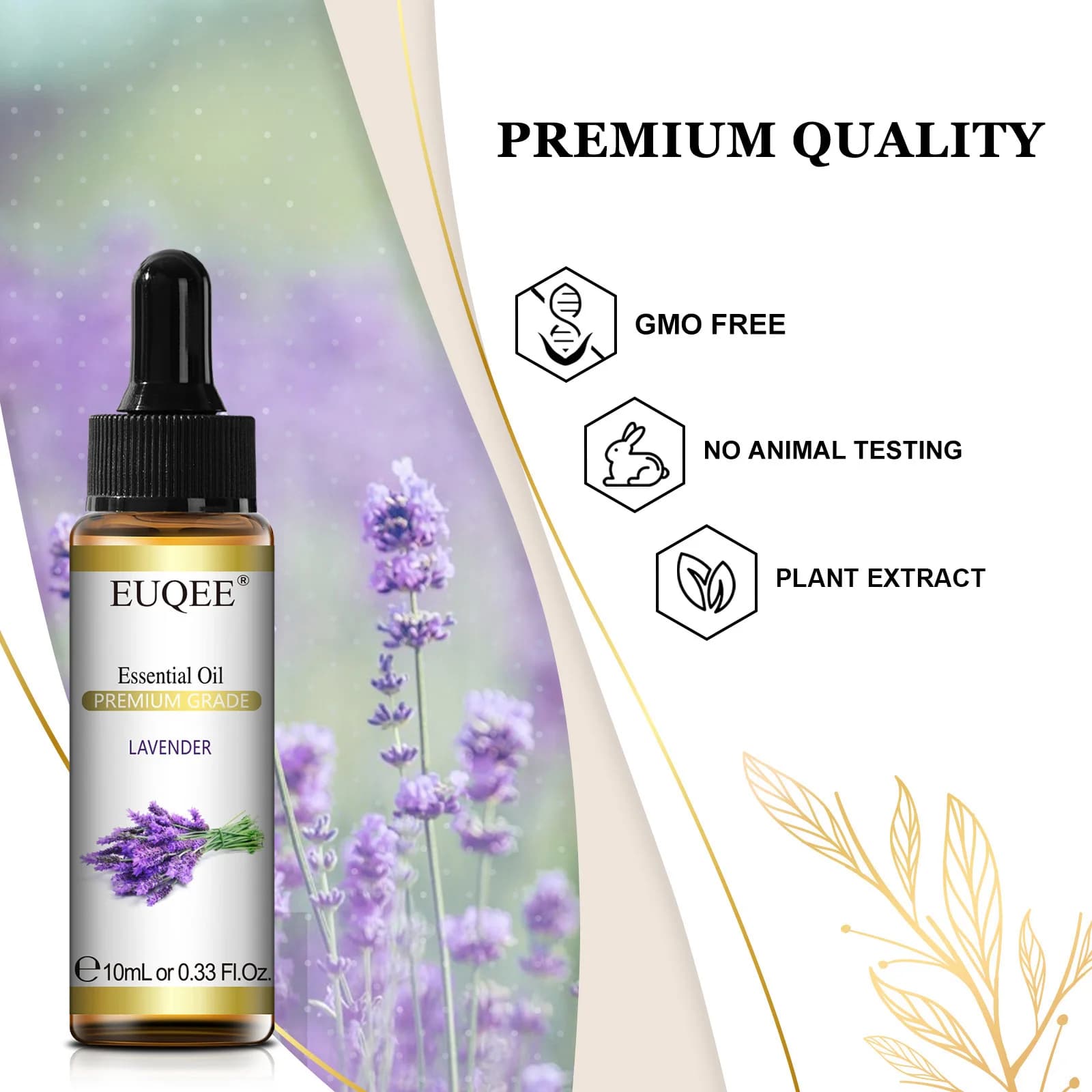 Lavender and jasmine essential oil bottle — image 4
