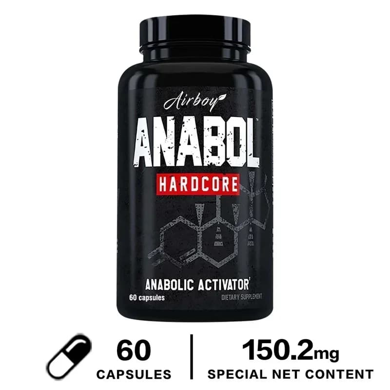 Anabol Hardcore muscle building supplement bottle — image 7