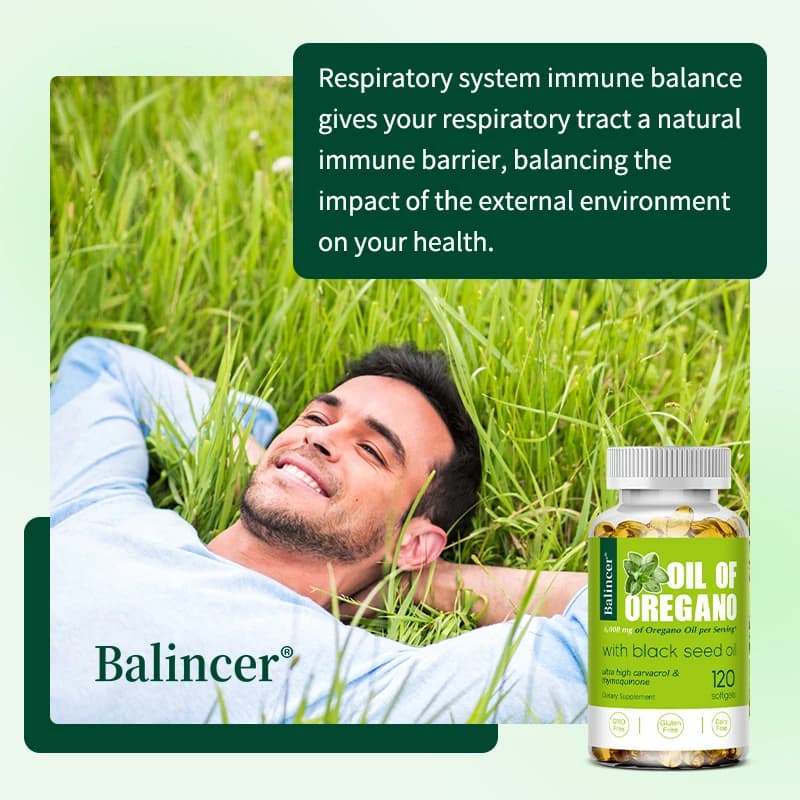 bottle of oregano oil capsules — image 3