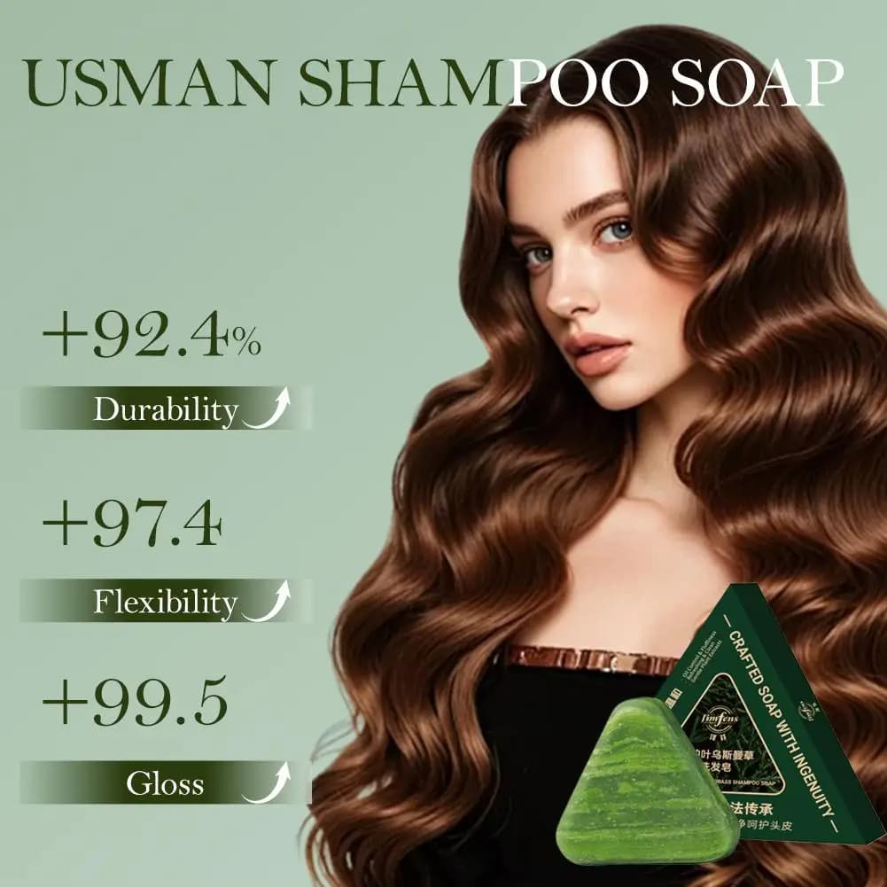 herbal shampoo soap with cypress leaf — image 4