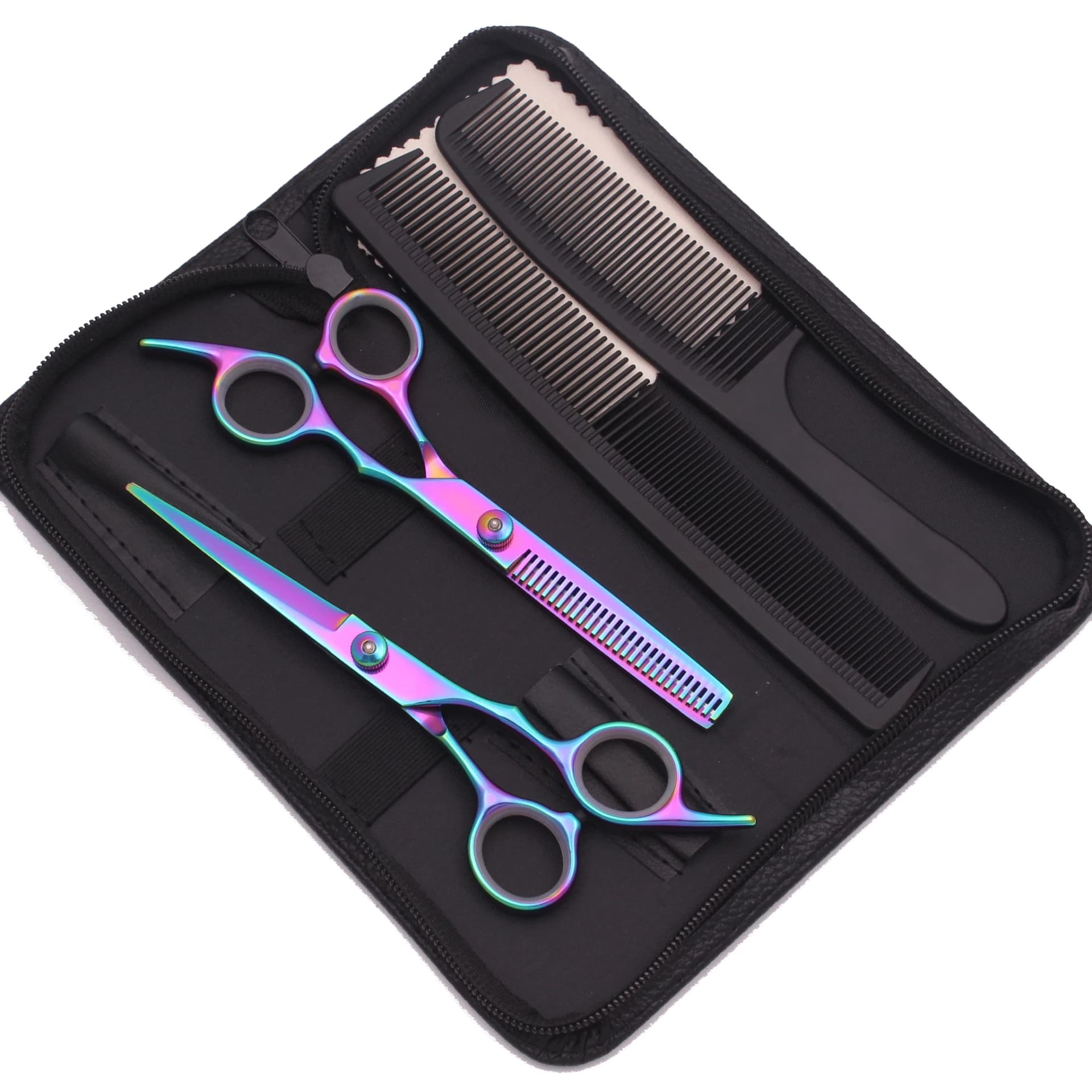 6 inch stainless hairdressing scissors set — image 5